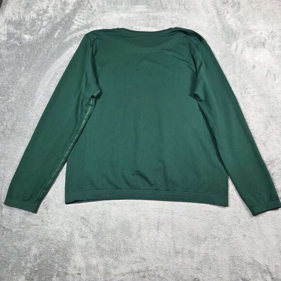 Organic Basics Shirt Mens L / XL Green SilverTech 2.0 Long Sleeve Tee - Picture 7 of 10